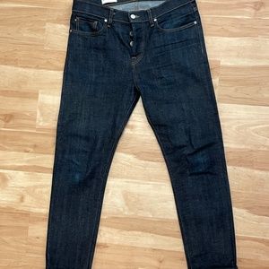 Baldwin Modern Skinny Selvedge Denim Jeans Sz 32